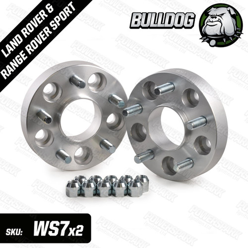 Bulldog Set of 2 Bulldog 30mm Wheel Spacers for Range Rover L322 and Range Rover Sport