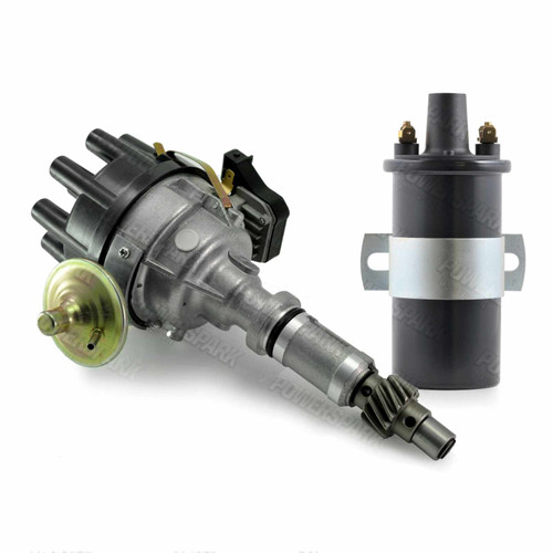 Powerspark D2 Lucas 35D electronic distributor for late Rover V8 engines and high energy CE ignition coil