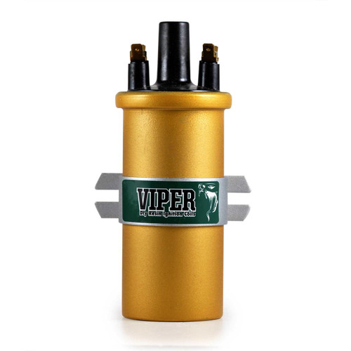 Powerspark 3 Ohm Black Sports Performance Ignition Coil - Non-Ballast, Push-in Fitment (Classic Car)