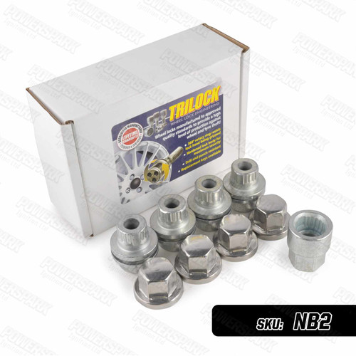 Trilock Locking Alloy Wheel Nut Set EFC/C for Classic Land Rover Discovery 2 and Range Rover P38