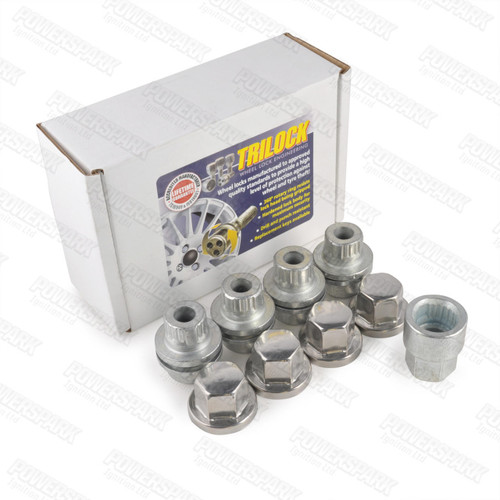 Land Rover Discovery 2 and Range Rover P38 Trilock Locking Alloy Wheel Nut Set EFC/C
