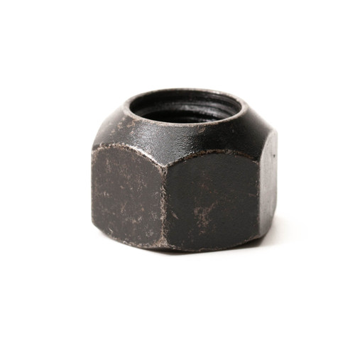 Original steel nut for fitting the spacer or adaptor to the hub