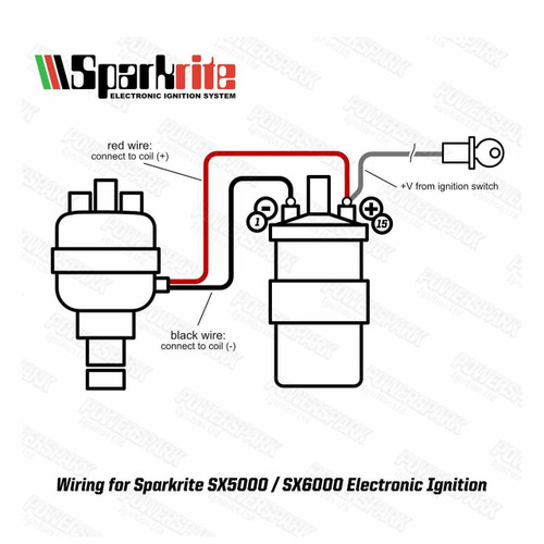Sparkrite SX5000 Electronic Ignition Conversion Kit for Bosch Cologne and Essex V6 Distributors