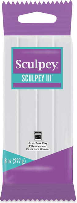Sculpey III Clay - White 8oz