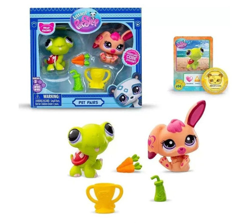 Littlest Pet Shop Turtle & Rabbit Mini Figures