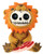 Furrybones Raion Skeleton in Lion Costume