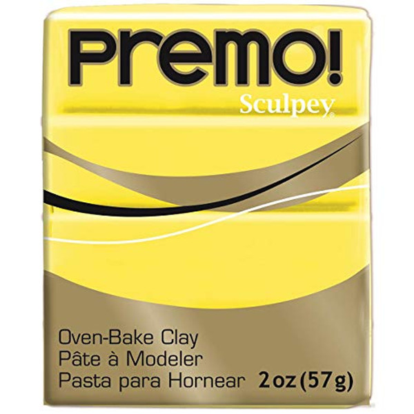 Sculpey Polyform Premo Zinc Yellow Hue