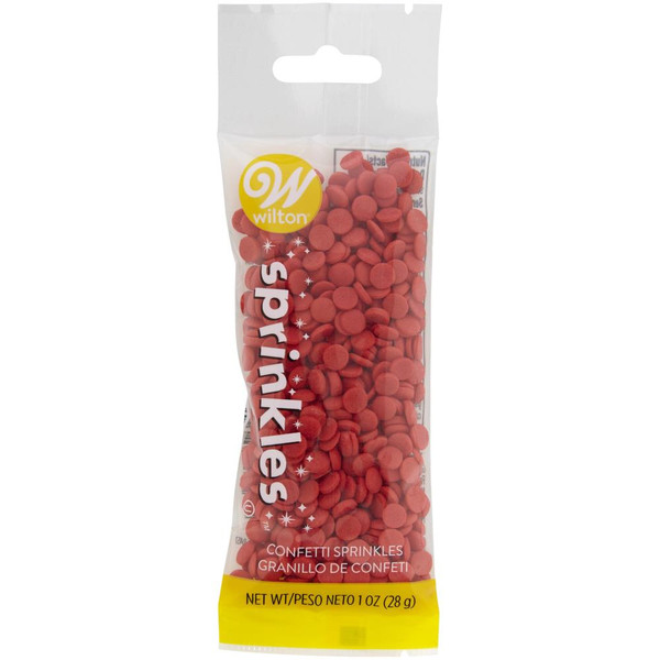 Sprinkles 1oz Red Confetti