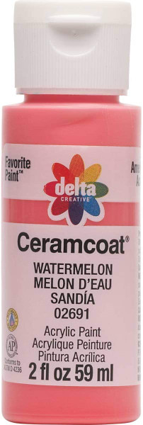 Ceramcoat Acrylic Paint 2oz Watermelon - Opaque