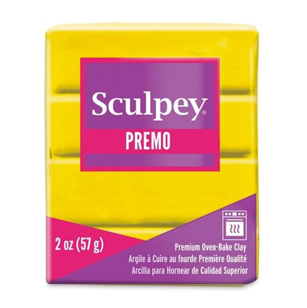 Sculpey Premo Polymer Clay Cadmium Yellow Hue