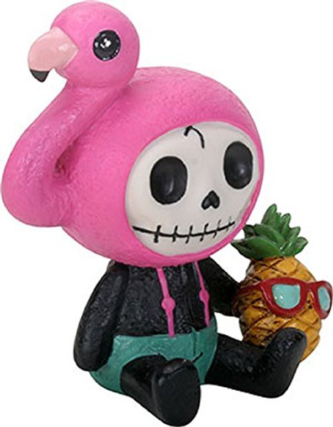 Furrybones Skeleton in Flamingo Costume