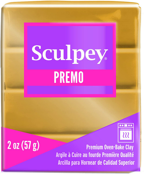 Premo Sculpey Polymer Clay 18K Gold Color