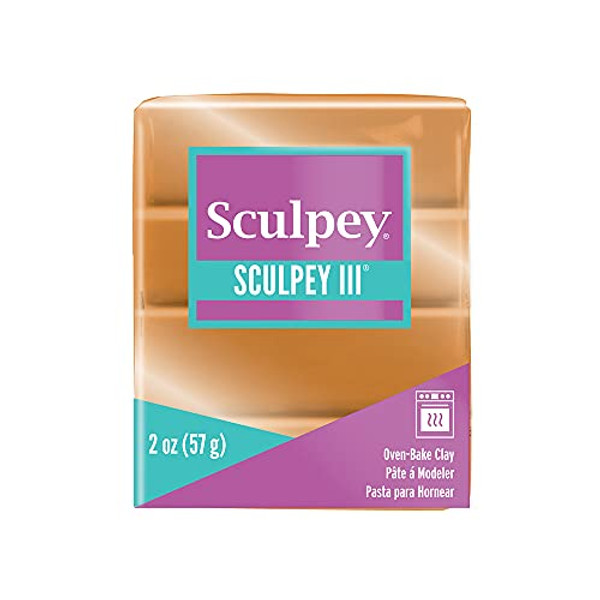 Sculpey III Polymer Oven-Bake Clay Gold