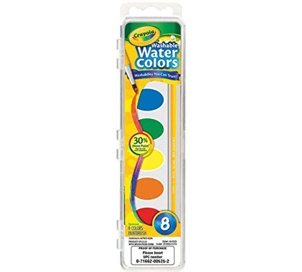 Crayola Washable Watercolors Paint