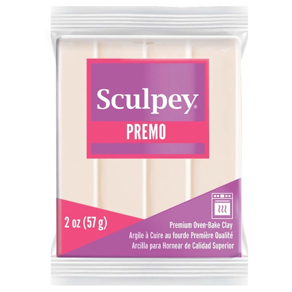 Sculpey Premo Clay 2oz White Translucent