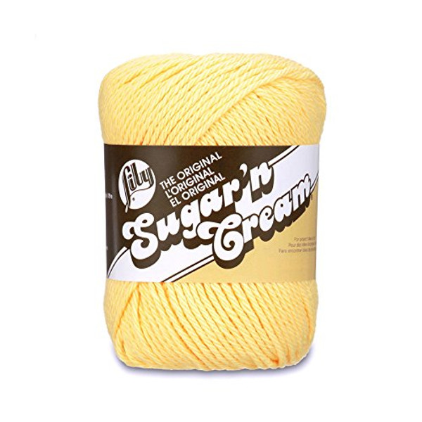 Lily Sugar 'N Cream 100% Cotton - Yellow