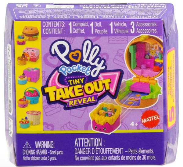Polly Pocket Tiny Take Out Reveal Micro Dolls Asst