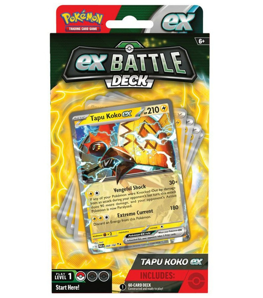 Pokemon - ex Battle Deck Tapu Koko Pokemon - ex Battle Deck Tapu Koko