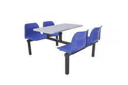 Canteen Furniture 4 seater single entry