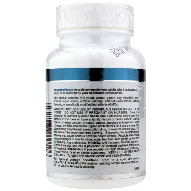 DHEA 25 mg, 100 Capsules Riordan Clinic Nutrient Store