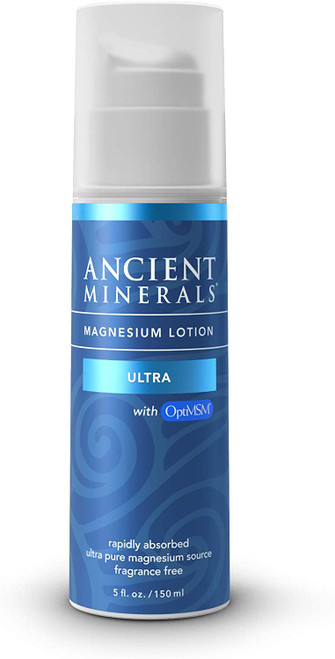 Ancient Minerals Magnesium Lotion Ultra with OptiMSM, 5 fl oz, 150 mL