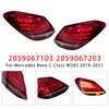 2019-2021 Mercedes Benz C43 C63 AMG Left+Right LED Rear Tail Light Brake Lamp 2059067103 2059067203 Generic