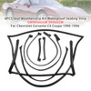 1990-1996 Chevrolet Corvette C4 Coupe 6PCS Seal Weatherstrip Kit Waterproof Sealing Strip GM9096GGW 9096GGW Generic