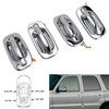 2002-2006 Chevrolet Avalanche 1500 2500 4PCs Front Exterior Door Handle Set Chrome 15745149 Generic