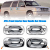 2001-2007 GMC Sierra 1500 2500 3500 4PCs Front Exterior Door Handle Set Chrome 15745149 Generic
