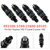 Toyota 1KZ-T Land Cruiser 1KZ 4Pcs Fuel Injector 093500-5700 23600-69105 Generic