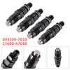 Hilux Surf Prado 1KZ-TE 3.0 L 4Pcs Fuel Injector 093500-7020 23600-67040 Generic