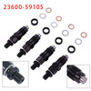 Toyota 3L Hilux Hiace 2.8L Engine 4Pcs Fuel Injector 23600-59105 Generic