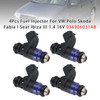 1999-2008 Skoda Fabia I 4Pcs Fuel Injector 036906031AB Generic