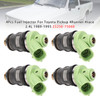 1989-1995 Toyota 4Runner 2.4L I4 4Pcs Fuel Injector 23250-75060 Generic
