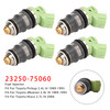 2006 Toyota Hiace T.U.V 4Pcs Fuel Injector 23250-75060 Generic