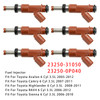 2005-2012 Toyota Avalon 6 Cyl 3.5L 6Pcs Fuel Injector 23250-31050 Generic