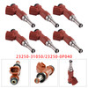 2008-2011 Toyota Highlander 6 Cyl 3.5L 6Pcs Fuel Injector 23250-31050 Generic