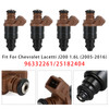 2005-2006 Daewoo Lacetti Gasolina 1.4L 4Pcs Fuel Injector 96332261 25182404 Generic