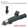 1994-2003 UAZ 3160 2.9L Off-Road Vehicle 1Pcs Fuel Injector 0280158107 Generic