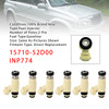 2001 Suzuki Grand Vitara 2.7L 6Pcs Fuel Injector 15710-52D00 INP774 Generic