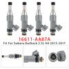 2015-2017 Subaru Legacy 2.5L H4 4Pcs Fuel Injector 16611-AA87A Generic