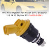 Nissan Models:S13 S14 S15 SR20DE/T 1Pcs Fuel Injector 16600-RR543 Generic