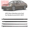 2013-2017 Honda Accord 4PCS Door Weatherstrip Seal 72450-T2A-A01 Generic