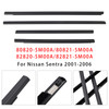 2001-2006 Nissan Sentra 4PCS Weatherstrip 80820-5M00A Generic