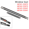 2007-2014 Toyota FJ Cruiser 4PCS Door Window Moulding Trim Seal Belt Weatherstrip Generic