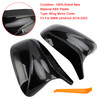 2018-2022 BMW x3/x4/ix3 2Pcs Gloss Carbon Fiber Pattern Door Wing Mirror Cover Generic