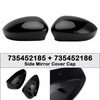 2005-2018 Fiat Grande Punto Dal Pair of Side Mirror Cover Cap Generic