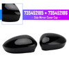 2009 Fiat GGrande Punto Evo Dal Pair of Side Mirror Cover Cap Generic