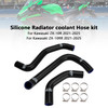 2021-2025 Kawasaki ZX-10R ZX-10RR Silicone Radiator coolant Hose kit Black Generic