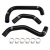 2021-2025 Kawasaki ZX-10R ZX-10RR Silicone Radiator coolant Hose kit Black Generic